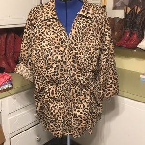 Leopard Print Blouse